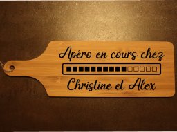 planche presentation apero en cours chez